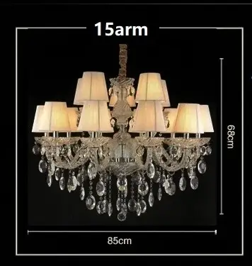 15 arms chandelier