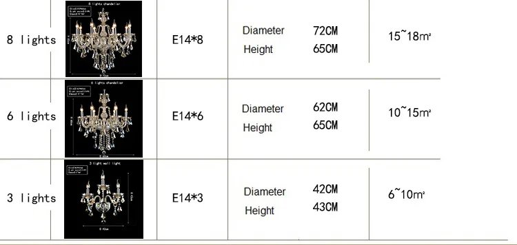 Cognac Crystal Chandelier Lighting