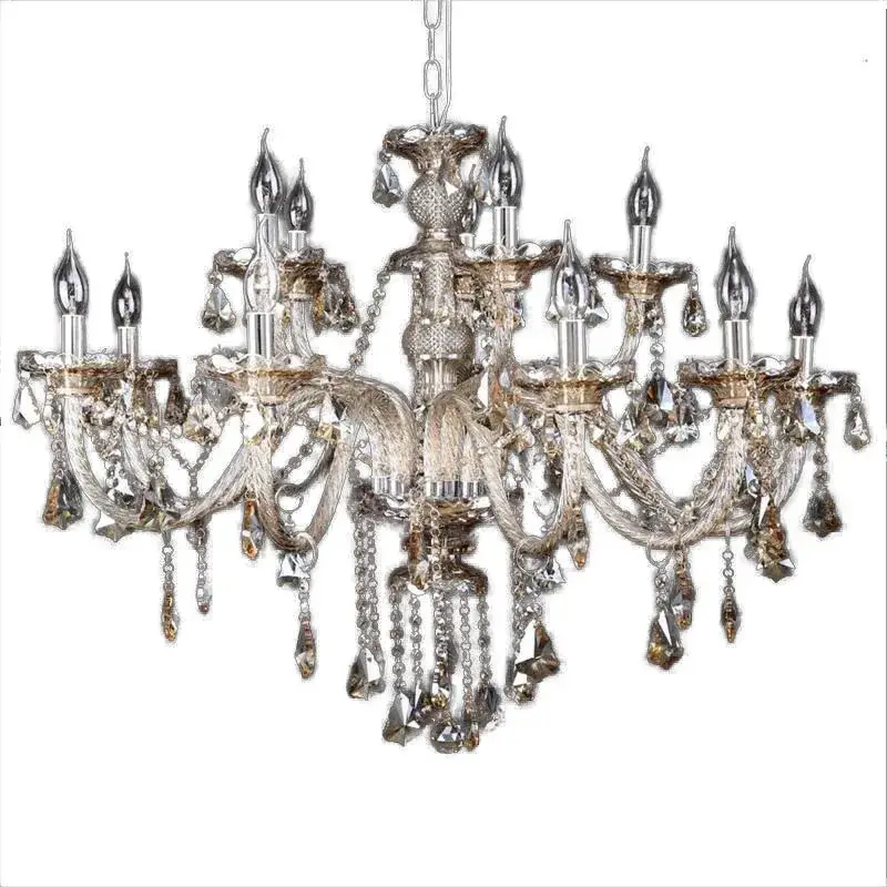 Cognac Crystal Chandelier Lighting