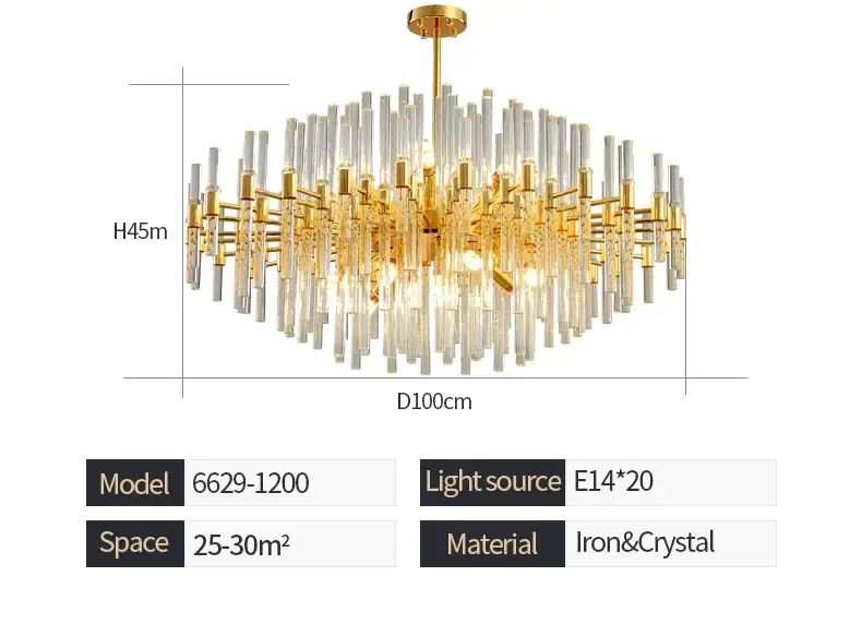 Luxury LED Crystal Chandelier