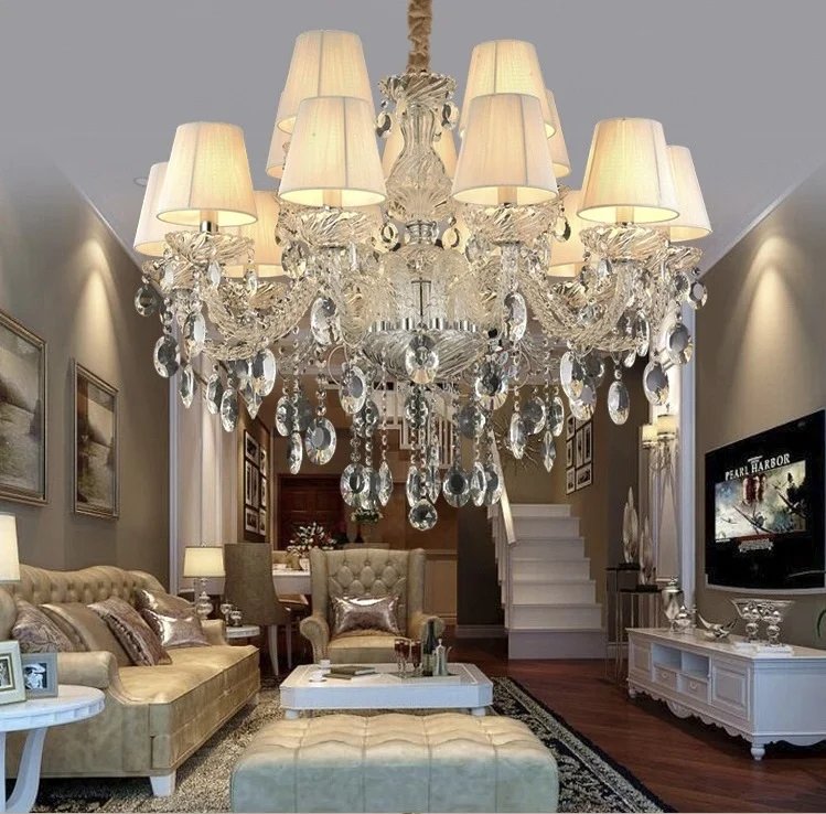 Luxury Modern Chandelier With Lampshade Luxury Modern Chandelier With Lampshade
