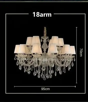 18 arms chandelier