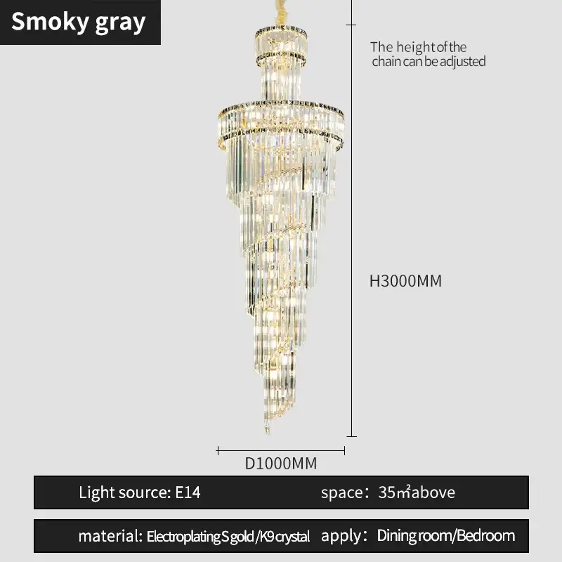 D100X300CMSmoky gray