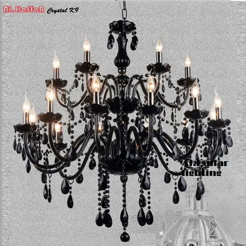 Modern Black Chandelier For Bedroom