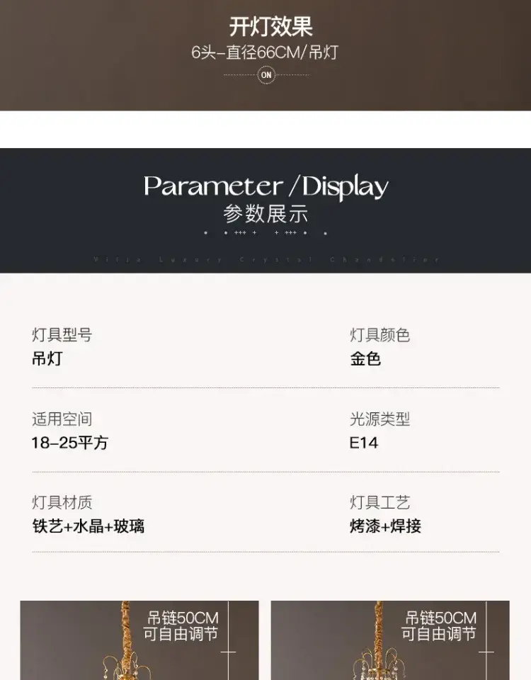 Retro Style Pearl Chandelier