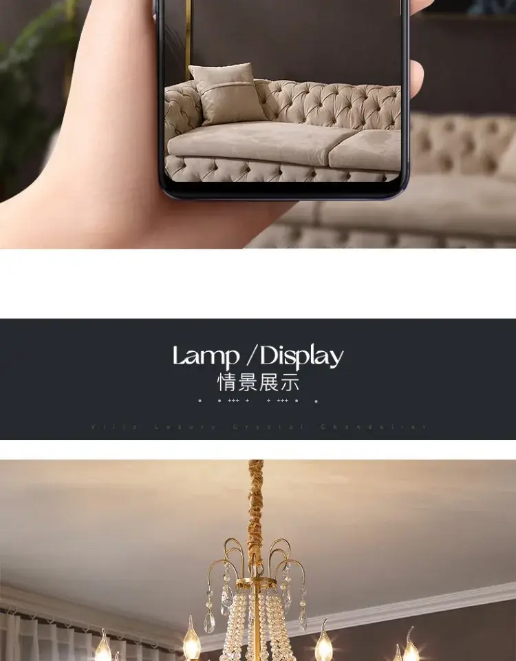 Retro Style Pearl Chandelier