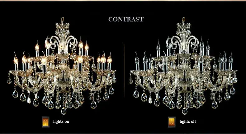 modern crystal chandelier for living room