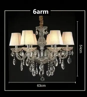 6 arms chandelier