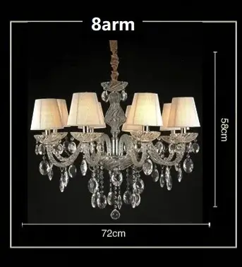 8 arms chandelier