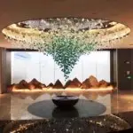 Customizable Stone Chandelier Crystal LED