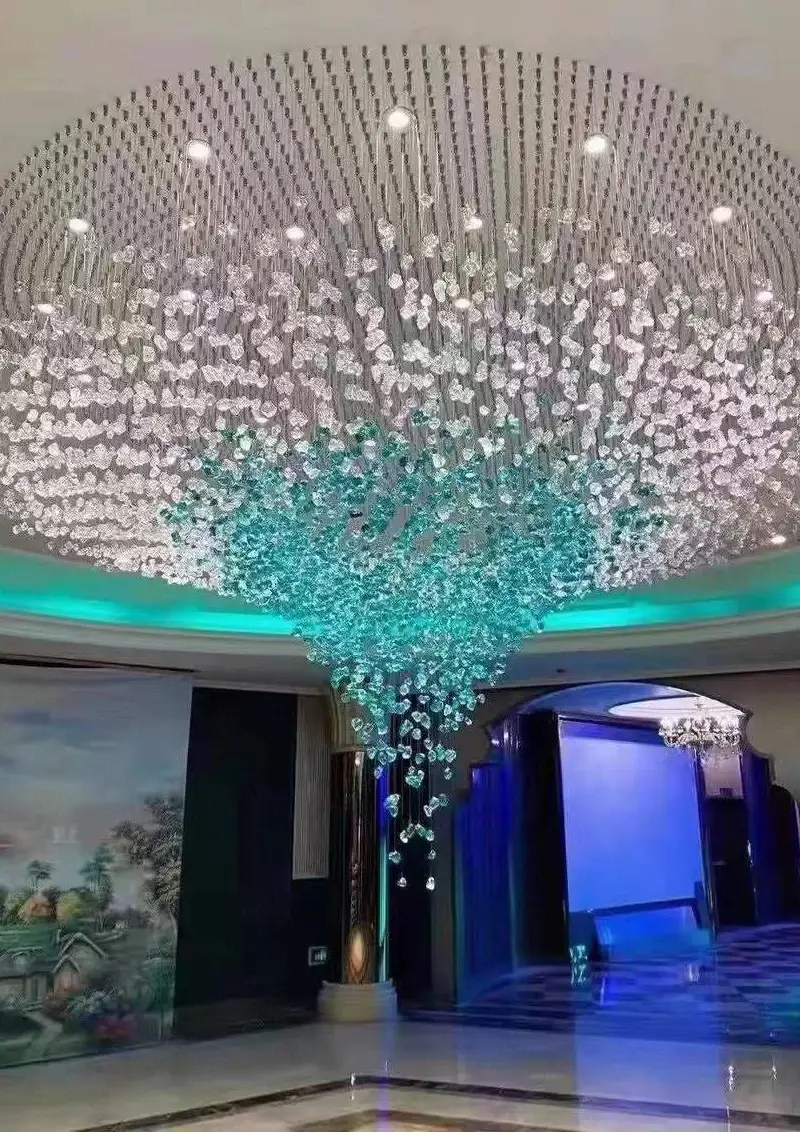 Glass Project Lighting hotel customized 