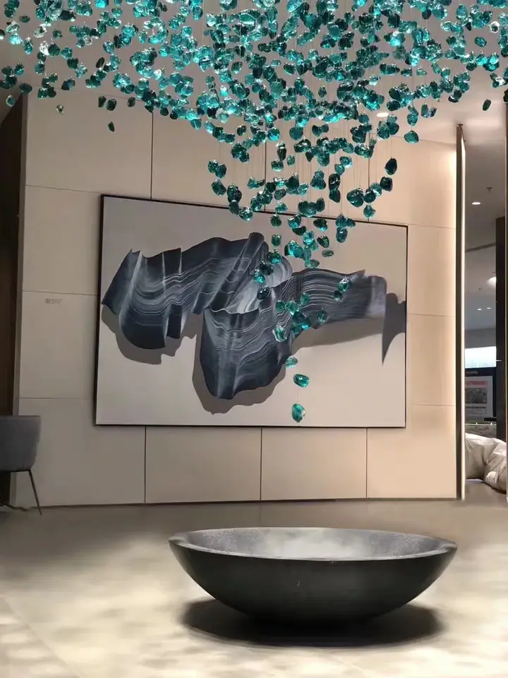 stone chandeliers