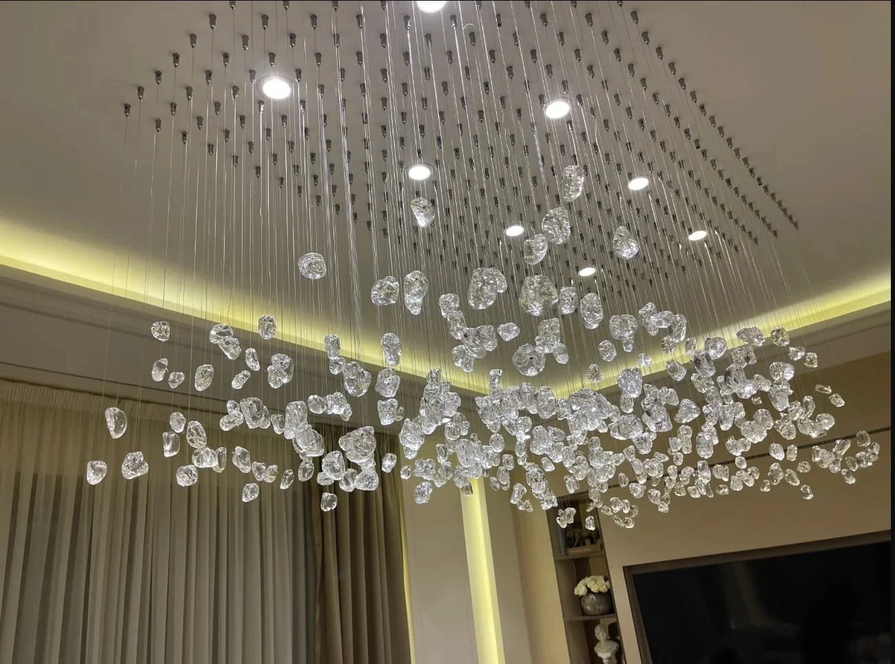 stone chandeliers