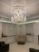 Cognac Crystal Chandelier Modern