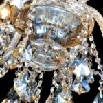 Cognac Crystal Chandelier Modern