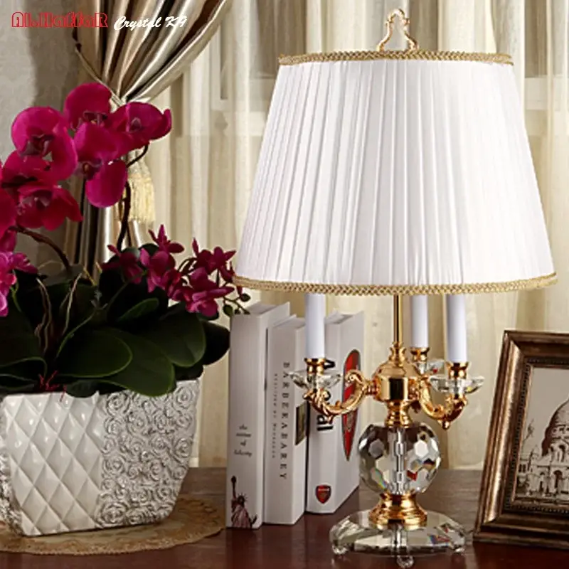 Crystal Table Bedside Lamp