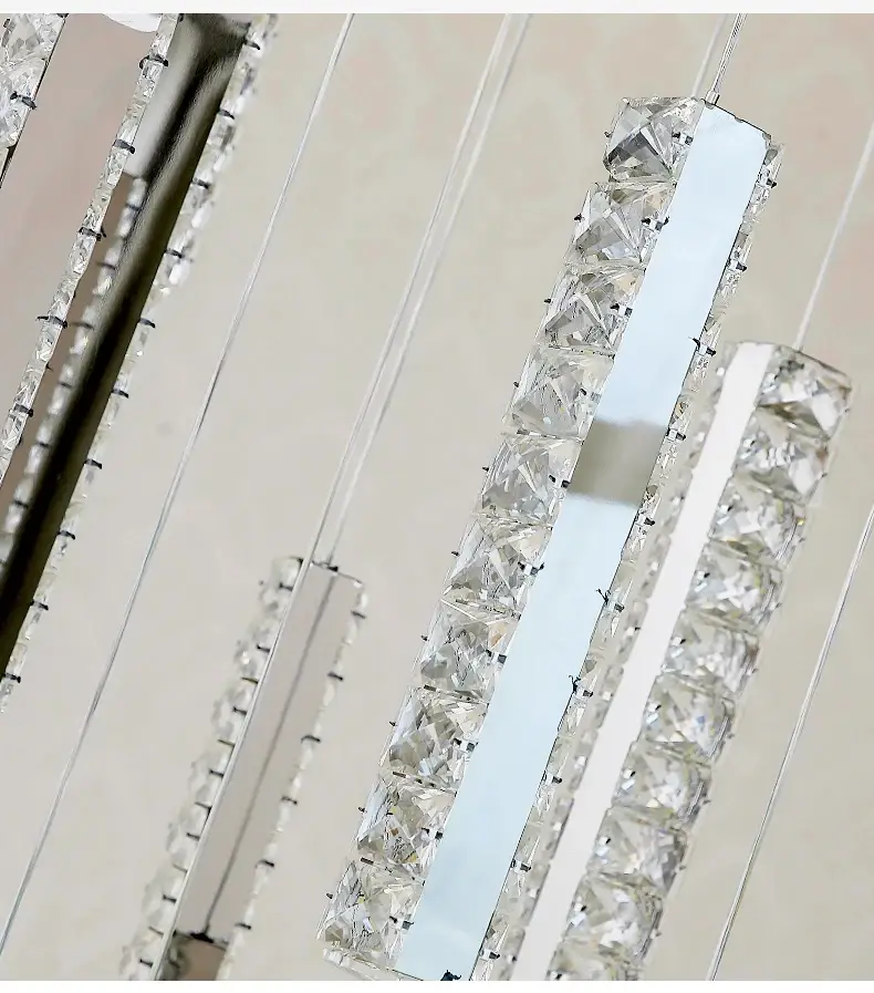 Crystal Chandeliers Wholesale direct factory stairway pendant light 