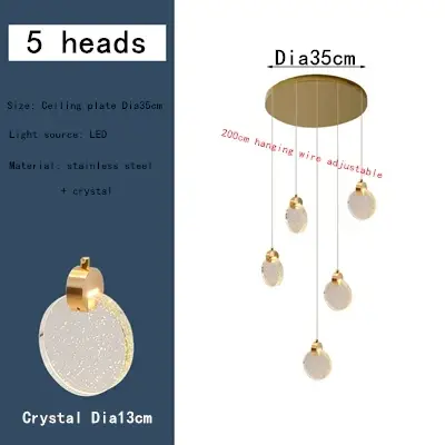 5 heads