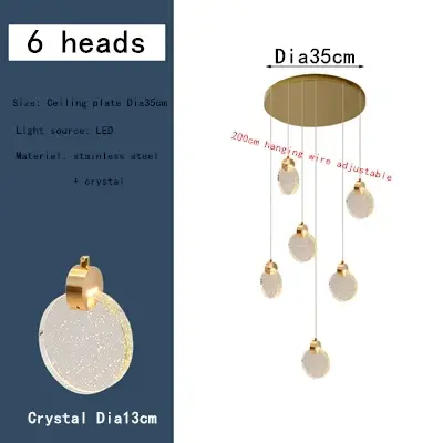 6 heads