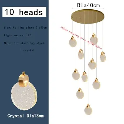 10 heads
