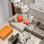 Stair LED Chandelier Modern