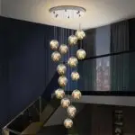 Stair LED Chandelier Modern