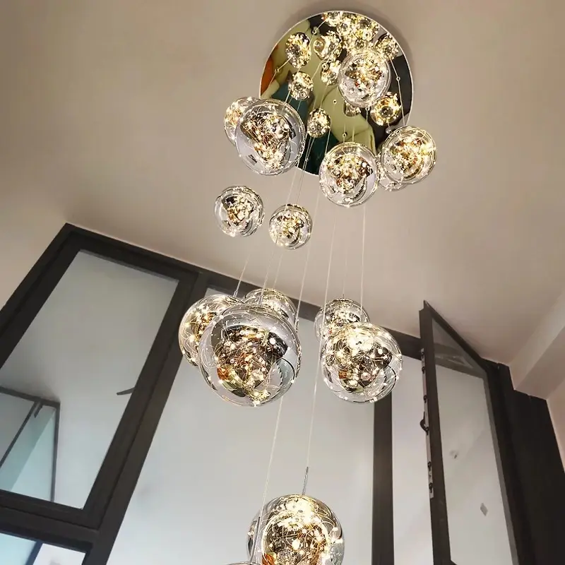 Stair LED Chandelier Modern