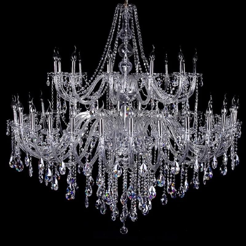 36 Lights Crystal Chandelier Lighting Diameter 120cm