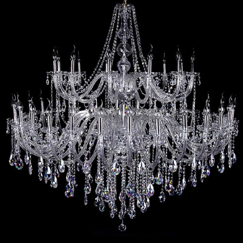 36 Lights Crystal Chandelier Lighting Diameter 120cm