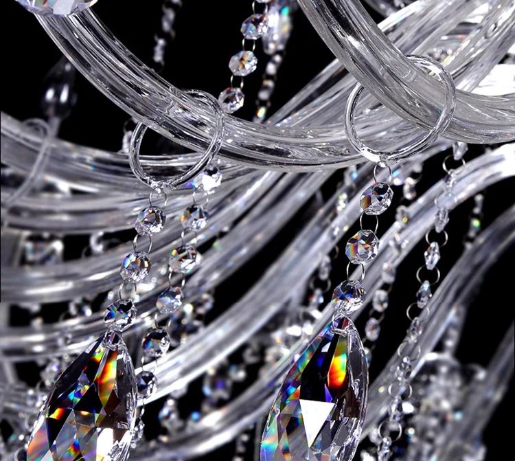 36 Lights Crystal Chandelier Lighting Diameter 120cm