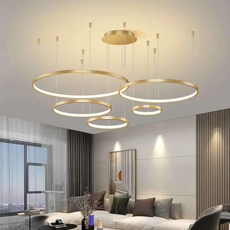 Ring Led Chandelier Modern