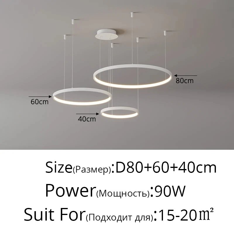 White 40 60 80cm