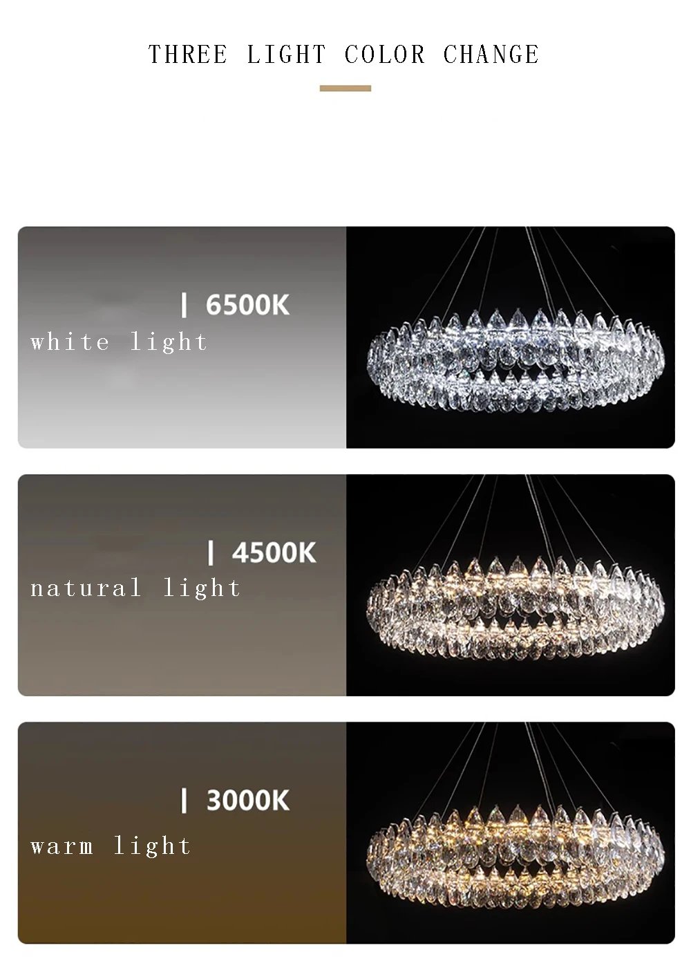 Luxury Stainless Steel K9 Crystal Ceiling Chandelier Modern Home Decor Led Cristal Lamps for Living Room Bedroom 110-240v