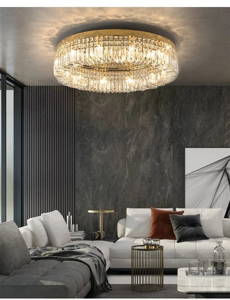 Ceiling Light Modern Crystal for Dining Room