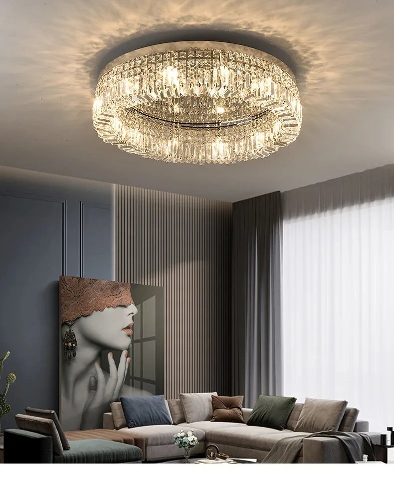 Ceiling Light Modern Crystal for Dining Room