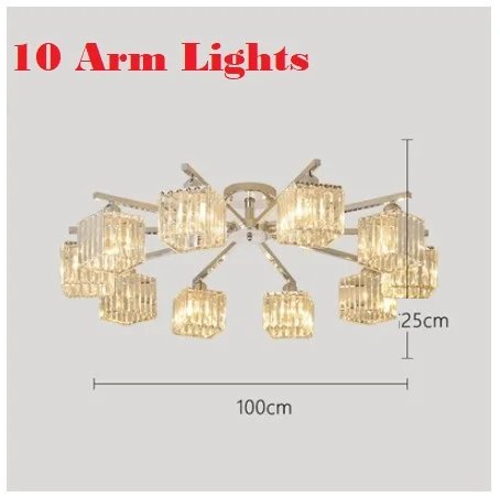 10 Arm chandelier