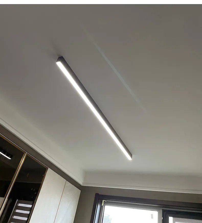 Modern Long Strip Ceiling Light Surface Mounted