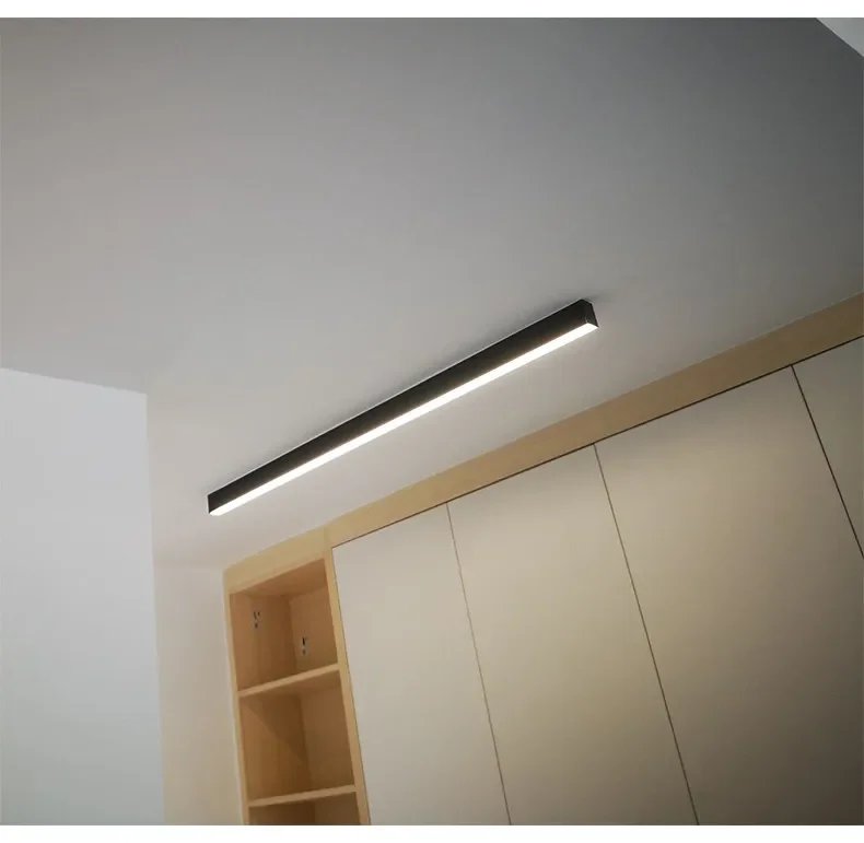 Modern Long Strip Ceiling Light Surface Mounted