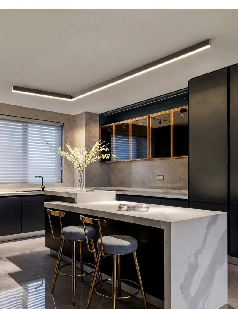 Modern Long Strip Ceiling Light Surface Mounted