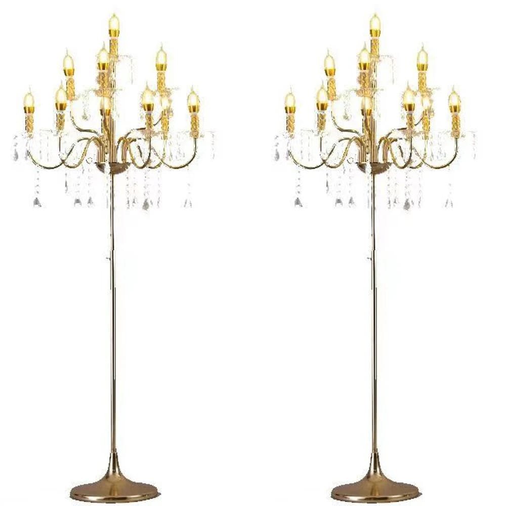 Wedding Crystal Floor Lamp Party Decoration