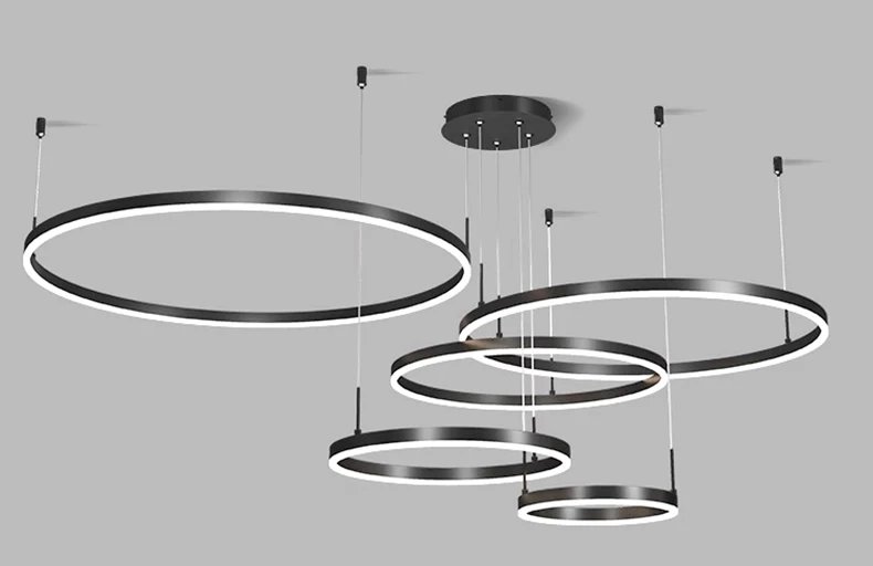 Ring LED Pendant Chandelier Lamp Hanging Indoor Lighting Ring LED Pendant Chandelier Lamp Hanging Indoor Lighting