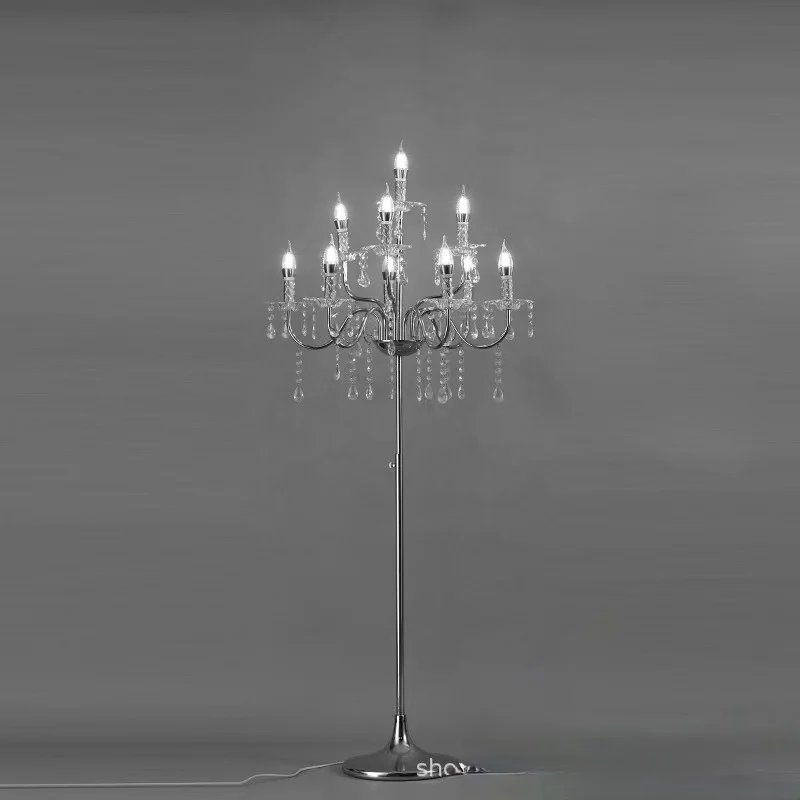 Wedding Crystal Floor Lamp Party Decoration
