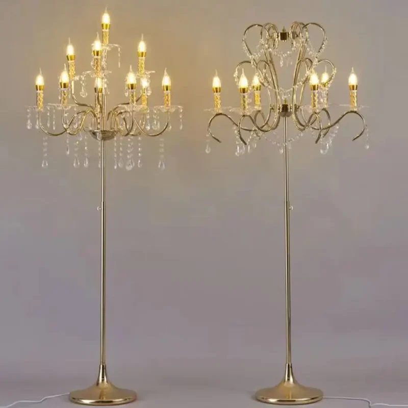 Wedding Crystal Floor Lamp Party  Decoration