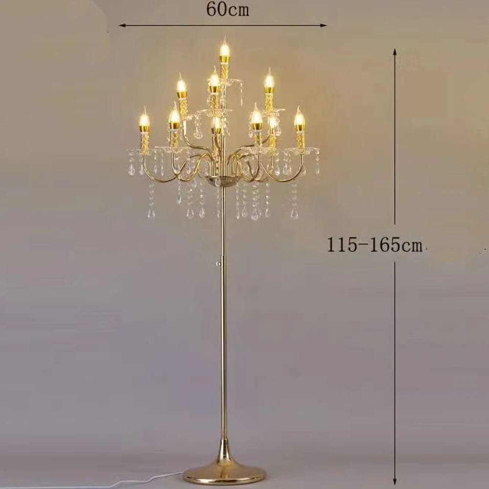 Wedding Crystal Floor Lamp Party Decoration