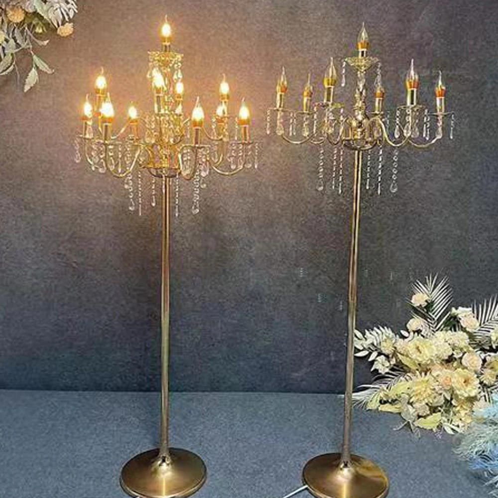 Wedding Crystal Floor Lamp Party Decoration