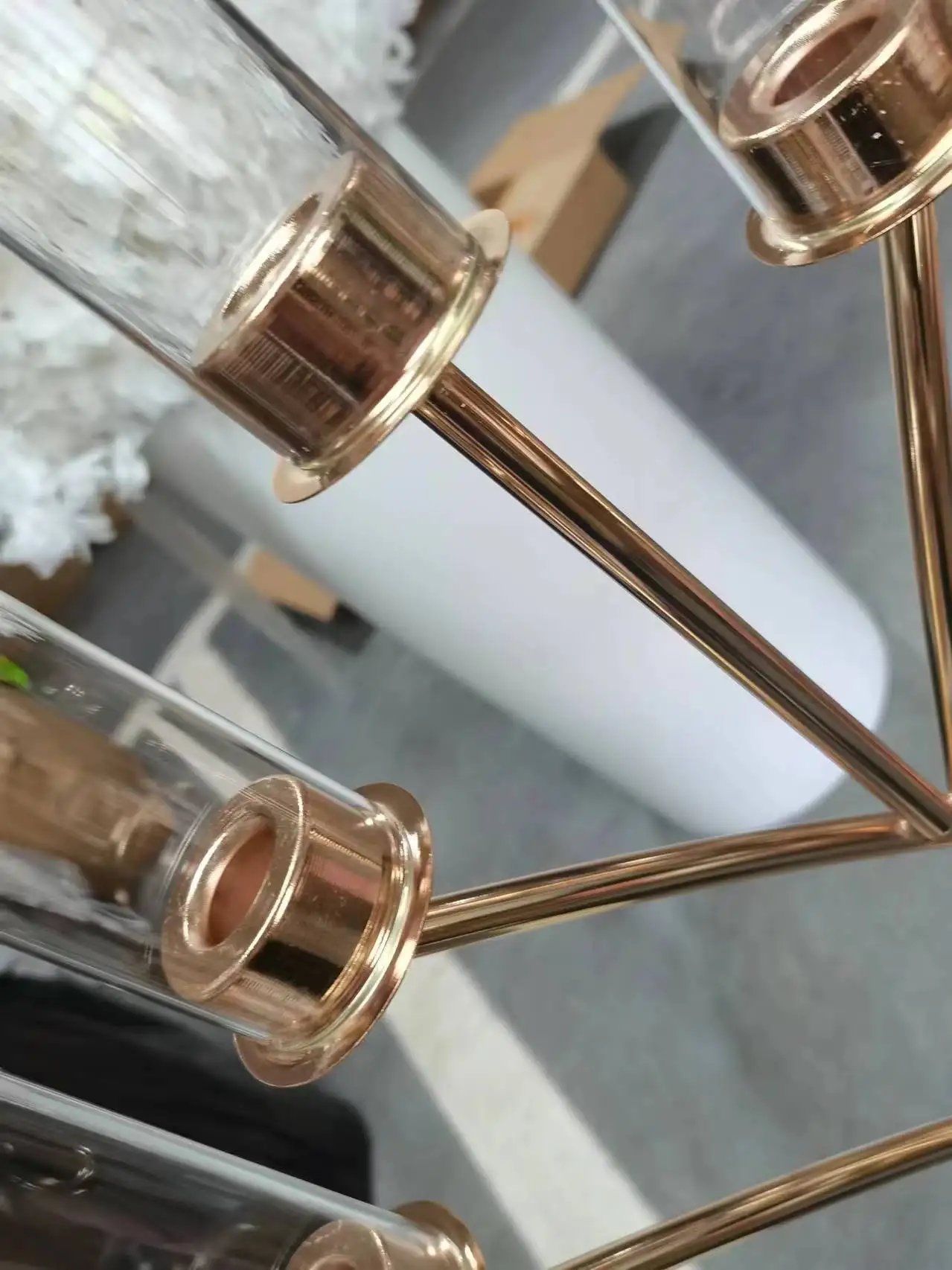 2PCS Metal Candelabra 7 Arms Candle Holders Wedding