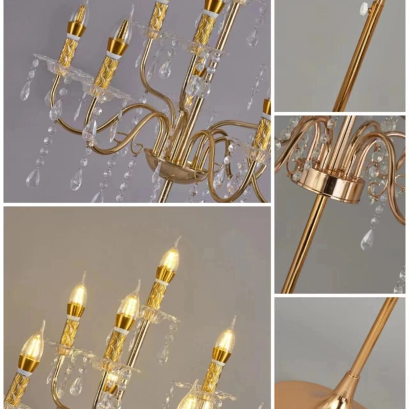 Wedding Crystal Floor Lamp Party Decoration
