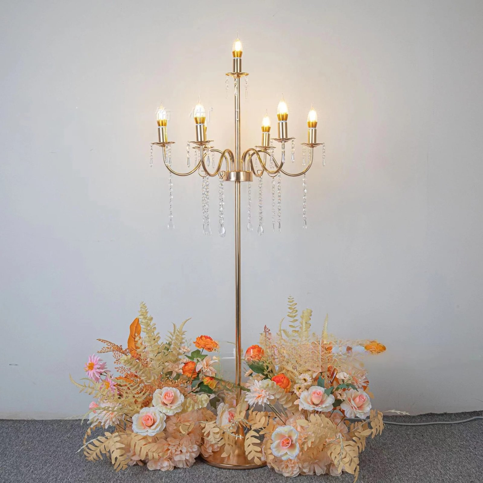 Wedding Crystal Floor Lamp Party Decoration
