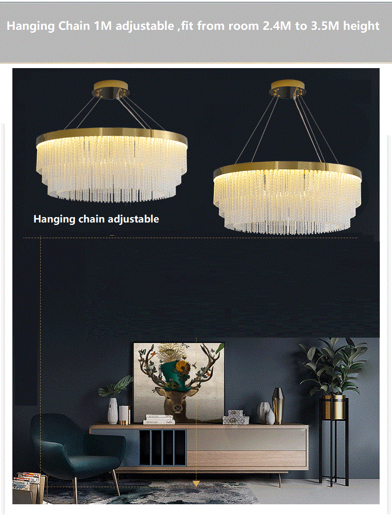 Round Oval Modern Pendant Light