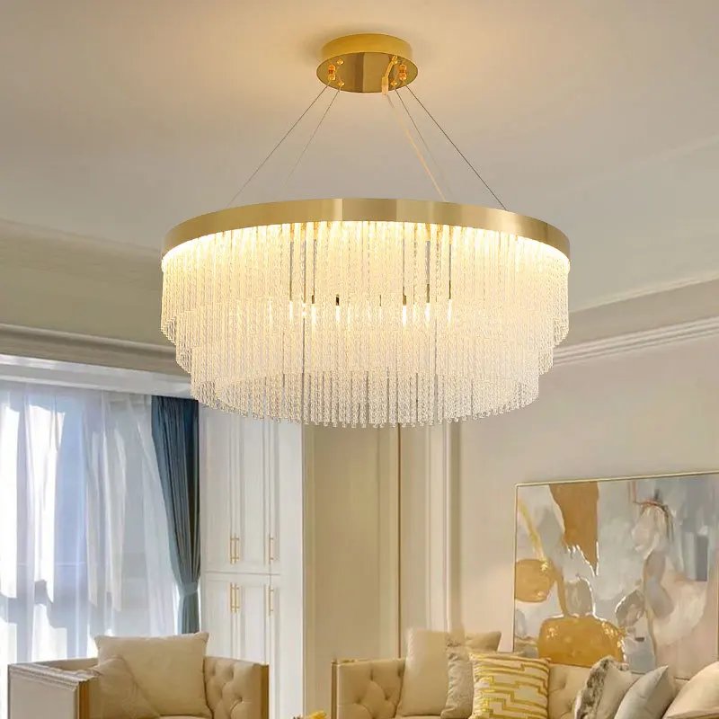 Round Oval Modern Pendant Light